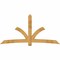Ekena Millwork Davenport Rough Sawn Timber Gable Bracket, Western Red Cedar, 108"W x 54"H x 6"D x 6"F, 12/12 Pitch GBW108X54X0606DAV00RWR - alternate 1